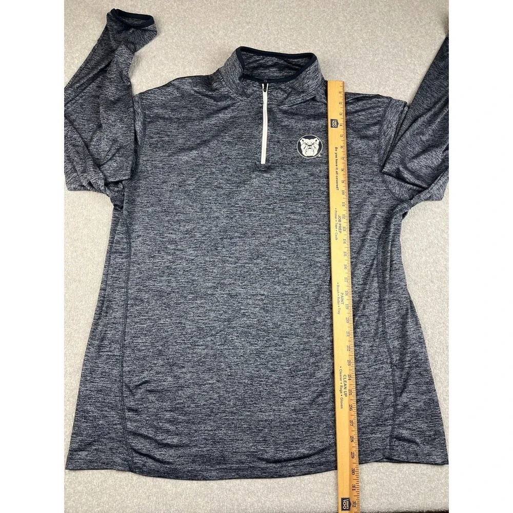 Butler Bulldogs NCAA Pullover 1/4 Zip Mens XL Colosseum Gray Activewear